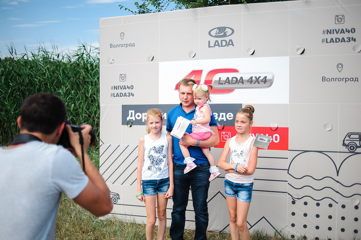День рождение легенды! Празднование юбилея LADA 4x4 в Волгограде.